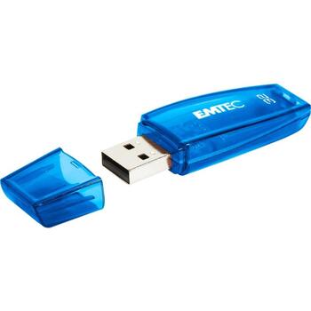 Emtec USB2.0 C410 ECMMD32GC410, 32ГБ, 15МБ/с чтение, 5МБ/с запись, пластик, синий (ECMMD32GC410)