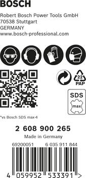 Perforatora urbjiem EXPERT SDS MAX-8X TRIECIENURBIS PERFORATORIEM, 2608900203 BOSCH (2608900203)
