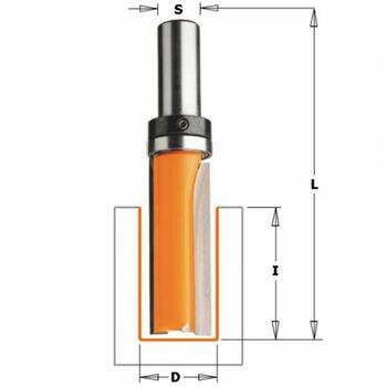 CMT frēzes asmens TCT 912.160.11B, S=8, D=16x31,7mm, ar gultni (912.160.11B)