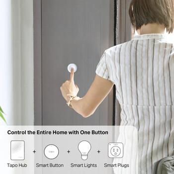 Tp-Link умная кнопка TAPOS200B, батарея CR2032, 868MHz, 922MHz, 0~40°C, iOS 10+, Android 5.0+, умные действия (TAPOS200B)