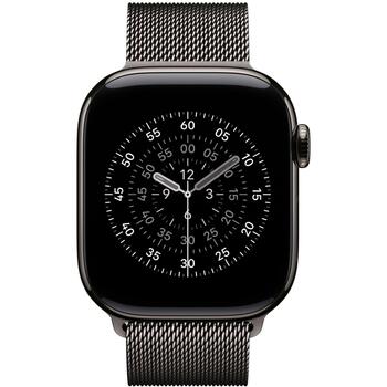 Apple 42mm Slate Milanese Loop MGJ14ZM/A, 130-180mm, PVD покрытие, предназначен для смарт-часов (MGJ14ZM/A)