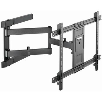 Gembird sienas stiprinājums WM-80ST-05, atbalsta 1 televizoru, 37-80 collas, VESA 200x200-600x400 mm, 50 kg, 180° pagrieziens (WM-80ST-05)