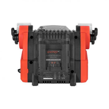 Akumulatora divu ripu slīpmašīna 20V 1x4.0Ah DBG-200-140A DNIPRO-M (08460140A)