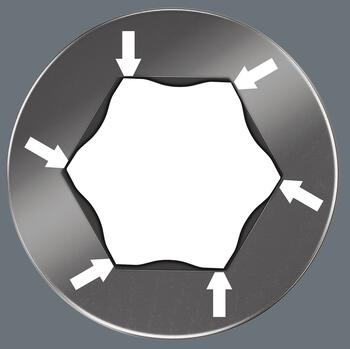 Seškanšu atslēgu komplekts 950/9 Hex-Plus 5 L-key set (9gab.) 05021406001 WERA (021406&WERA)