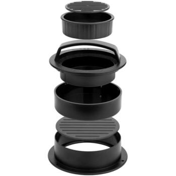 Gastroback Мясорубка 41407, 2100 W, 2.5 кг/мин, 3 решетки, функция реверса, насадки для колбас и кеббе (41407)