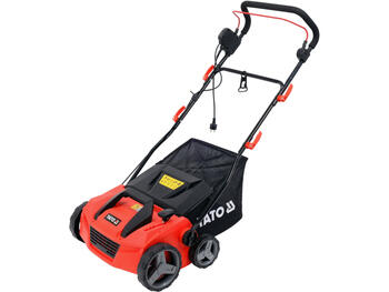 Yato YT-84840 elektriskais skarifikators, 1800W, 3500min⁻¹, 230-240V, 50Hz, 380mm, 12mm, 45l, IPX4, II klase (YT-84840)
