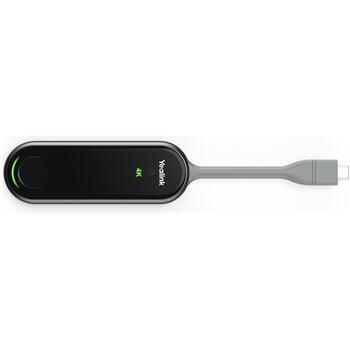 Yealink PA20 tīkla multivides straumēšanas adapteris, USB-C/USB-A, 4K/30fps, Wi-Fi 6, 2.4/5GHz, WPA2-PSK, plug-and-play (1303185)