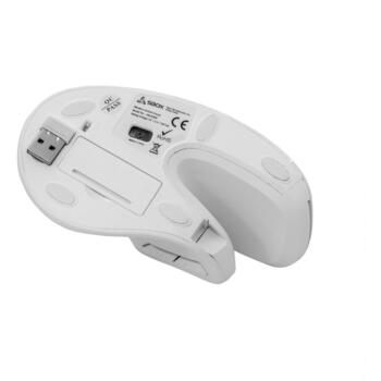 Sbox Pele VM-838W-W, 3200 DPI, 6 pogas, 104g, 2,4 GHz, optiskais sensors, balta (VM-838W-W)