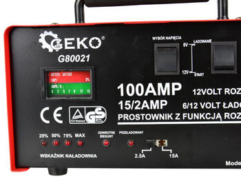 Akumulatora lādētājs GS/CE 100A 6/12V, G80021 GEKO (G80021)