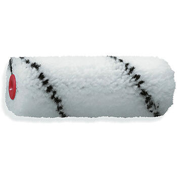 Rullis MINI 15cm Ø16mm,plūksna 12mm,poliesters,meln. svītras 86401602 COLOR EXPERT (86401610)