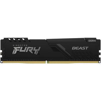 Kingston Модуль памяти KF436C18BB/32, 32 ГБ, DDR4, 3600 МГц, 1.35 В, Dual rank, ODT, SPD, черная PCB, низкопрофильный радиатор (KF436C18BB/32)