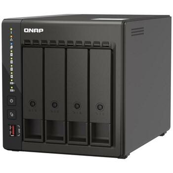 Qnap glabāšanas tornis TS-453E-8G, 8GB RAM, 4 disku vietas, 2.5GbE, 2 HDMI, 2 M.2, 4 SATA, 90W adapteris (TS-453E-8G)