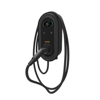 Настенная зарядная станция для электромобиля 22kW Type 2 розетка 32A 3 фазы WiFi smart Morek (MEV22DREWNNT2)