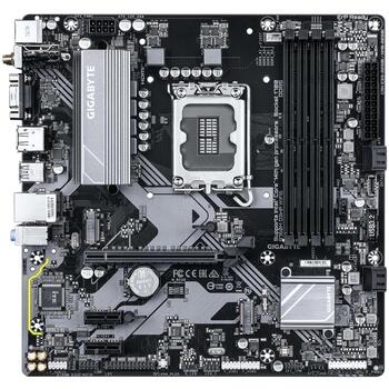 Gigabyte Mātesplate B760M D3HP WIFI6 1.0, atbalsta Intel Core 14. paaudzes CPU, 4+1+1 fāzes VRM, līdz 5600MHz DDR5, 2xPCIe 4.0 M.2 (B760M D3HP WIFI6 1.0)