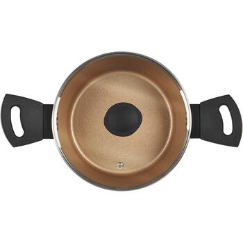 Russell Hobbs Opulence кастрюля RH01669BEU7, 20см, черная, алюминий, антипригарное, можно мыть в посудомоечной машине (RH01669BEU7)