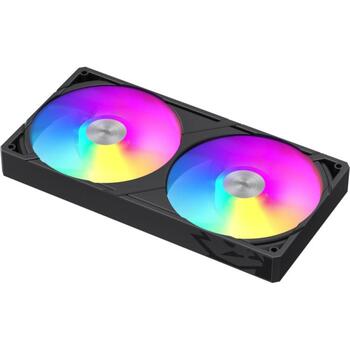 Gamemax procesora šķidruma dzesētājs GLACIER 240 LCD BK, 240mm, 85.82 cfm, TDP līdz 280W, ARGB ventilators (GLACIER 240 LCD BK)