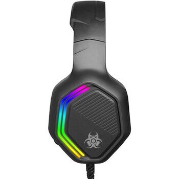 Tracer Наушники Gamezone GZ X3 TRASLU47534, 2м, 32Ω, 20-20000Гц, RGB подсветка, фиксированный микрофон, стерео (TRASLU47534)