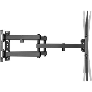 Sbox Kronšteins PLB-1348-2, 32-70 collu, 75x75-600x400, 45kg, melns, tērauds, plastmasa, noliecams-grozāms (PLB-1348-2)