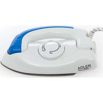 Adler Ceļojumu gludeklis AD 5015, 800 W, ar vadu, Teflona virsma, saliekams rokturis, temperatūras regulēšana (AD 5015)
