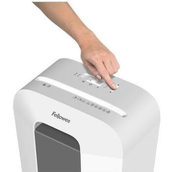 Fellowes Шредер 100110064 9 листов, 4 x 37 мм, 17 Л, Кросс-резка, Защита от случайного включения, 5 минут работы (100110064)
