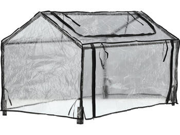 Flo GARDEN GREENHOUSE 90003, 60x80x120см, ПВХ, стальной каркас 12мм, мини-теплица (90003)