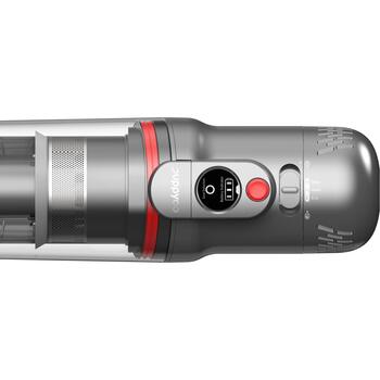 Puppyoo Пылесос T12 grey, 415W, 110000 RPM, 8x25000 mAh, 73 дБ, 420 мл, H10 HEPA, H12 HEPA, 120AW, BLDC, до 60 мин, эко, авто (T12 grey)
