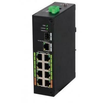 Dahua DH-LR2110-8ET-120-V2 коммутатор 8 портов, 8 PoE, 10/100 Мбит/с, 48-57 В, 120 Вт PoE бюджет, L2 (DH-LR2110-8ET-120-V2)