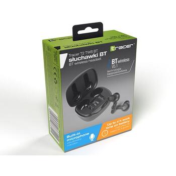 Tracer Austiņas TRASLU46949, 110dB, 32Ω, Bluetooth, 20-20000Hz, iebūvēts mikrofons, ergonomisks dizains (TRASLU46949)