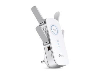 TP-Link RE650 AC2600 Mesh Wi-Fi усилитель/репитер 2.4 GHz 800 Mbps 5 GHz 1733 Mbps 4 внешние антенны Gigabit Ethernet Белый (RE650)