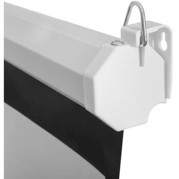 Sbox экран для проектора PSM-112-2, 200x200cm, выдвижной, белый, 16:9, 4:3, 1:1, ткань, сталь, крепление: стена, потолок (PSM-112-2)