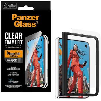 PanzerGlass FrameFit w. EasyAligner | Screen protector | Apple | iPhone Duo | Glass | Transparent (PG05367)