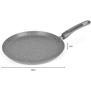 Salter Pankūku panna BW13656GEU7, 25cm, alumīnijs, mīksts rokturis, nepiedegošs pārklājums, saderīga ar visiem plīts tipiem (BW13656GEU7)