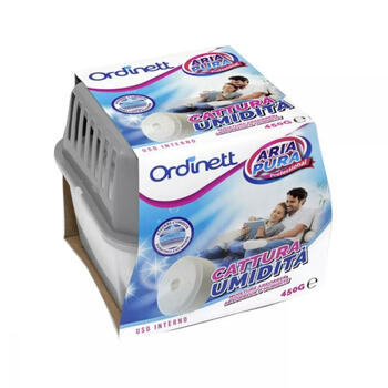 Ordinett Mitruma absorbētājs 1231145, 450g, 15.5 x 15.5 x 10cm, piemērots kemperiem, laivām, automašīnām, garderobēm (1231145)