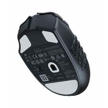 Razer bezvadu spēļu pele Naga V2 HyperSpeed RZ01-03600100-R3G1, 30000 DPI, 2.4GHz, Bluetooth, 19 programmējamas pogas, ergonomiska (RZ01-03600100-R3G1)