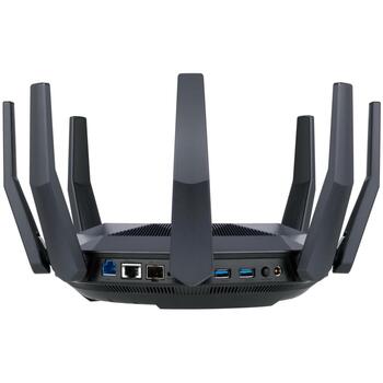 Asus беспроводной маршрутизатор RT-AX89X 6000Mbps, 8 антенн, 8 LAN портов, 2x10G порта, Wi-Fi 6, AiProtection Pro (RT-AX89X)
