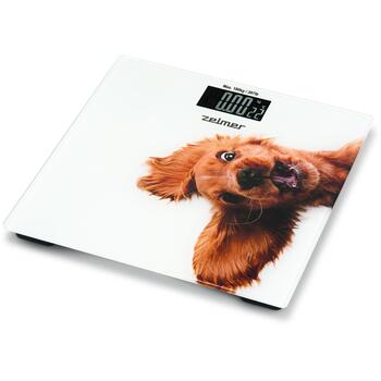 Zelmer Vannas istabas svari ZBS1010 60705631P, 180 kg, 2,5-180 kg, 100 g, LCD ar fona apgaismojumu, rūdīts stikls (60705631P)