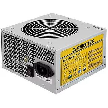 Chieftec iArena GPA-650S barošanas bloks, 650W, 200-240V, 47-63Hz, 4.5A, 1 ventilators, sudraba (GPA-650S)