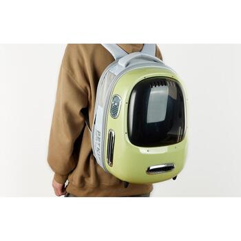 Petkit Рюкзак для домашних животных Breezy 2-G, 1.4kg, ABS, PC, ткань, 33x30x45cm, эргономичный, вентиляция, освещение (P7704 Green)