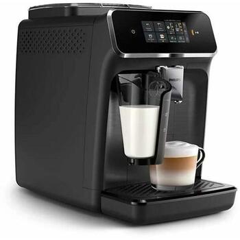 Philips Кофеварка EP2330/10, 15 бар, 1.8L, 12 чашек, 2 компонента, LatteGo, SilentBrew, керамические жернова (EP2330/10)
