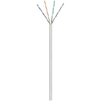 Goobay сетевой кабель 95410, CAT 5e, U/UTP, 305 м, 5 мм, серый, неэкранированный, CCA жилы, IDC (95410)