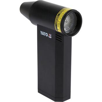 Yato gaisa pūtējs YT-82938, 135000 min⁻¹, 180 W, 180 g, 4 ātrumi, 120 min, Li-Ion 7.2 V, 4000 mAh, USB Type-C, ABS (YT-82938)