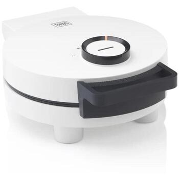 Trebs 13100 вафельница, форма сердца, 1000W, 230°C, 5 вафель, 5 температур, белый (13100)