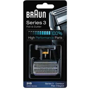 Braun Folija un griezēja nomaiņas komplekts Kombipack 31S, 0.009kg, 1gab, 2700gab uz paletes (Kombipack 31S)