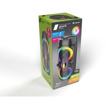 Tracer беспроводная колонка Powervox P1 TRAGLO47687, 20W, Bluetooth 5.0, TWS, FM-радио, microSD, USB-C, 6 ч, черный (TRAGLO47687)