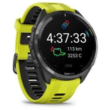 Garmin Умные часы Forerunner 965 010-02809-12, 3,56 см AMOLED, 454 x 454 пикселей, 32 ГБ, GPS, Wi-Fi, Bluetooth, 5 ATM, титан (010-02809-12)