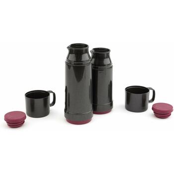 Jata Termoss HTER2100, 1l, Melna krās., Nerūsējošais tērauds, Plastmasa, 6h auksts, 12h karsts, Bez BPA (HTER2100)