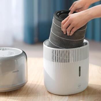 Фильтр для увлажнителя Philips FY5030/00, серия 5000, HU5710, Ø171мм, 208мм, тёмно-серый, NanoCloud, 6 мес. (FY5030/00)