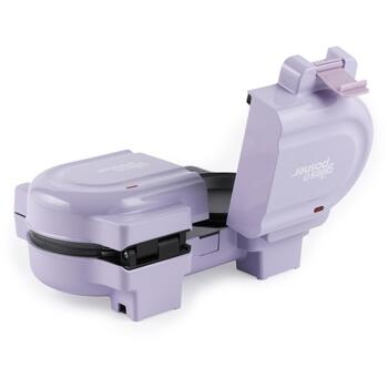 Giles & Posner Двойной вафельный и закусочный аппарат EK5923GSPPVDE, 10x26,3x16,5см, 8 съемных пластин, антипригарное покрытие (EK5923GSPPVDE)