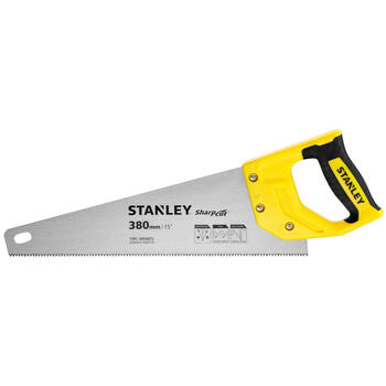 Rokas zāģis Sharpcut™ 380mm, 7 ZPI, indukcijas rūdīti zobi, STHT20366-1, Stanley (STHT20366-1)