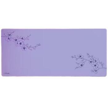 Trust Peles paliktnis GXT 759 25715, 40 cm, 90 cm, 0.3 cm, violeta, gumijas pamatne, mīksts, audums (25715)